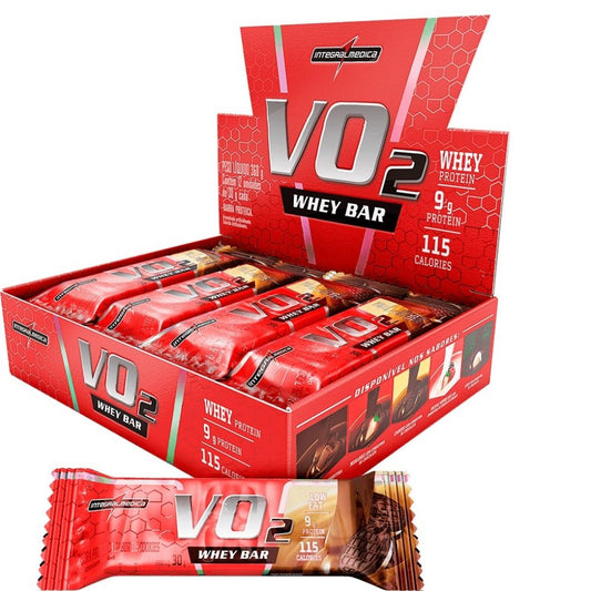 Vo2 Slim Protein Bar Caixa (12 Unidades) - Cookies Integralmédica