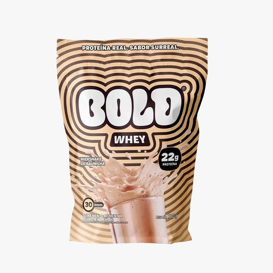 Bold Whey Refil (900g) - Milkshake de Baunilha Bold