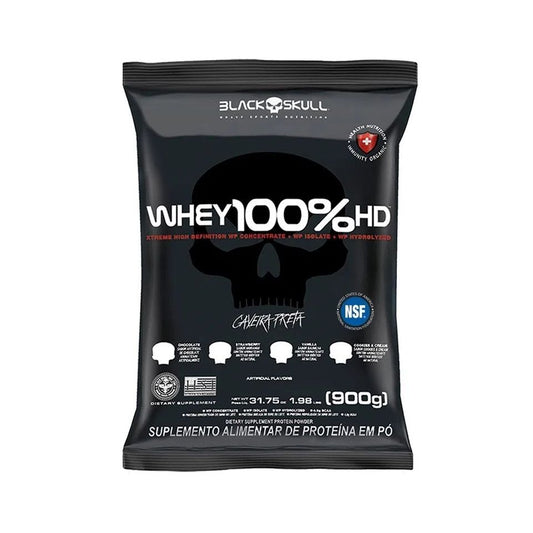 Whey 100% HD Refil (900g) - Chocolate Black Skull