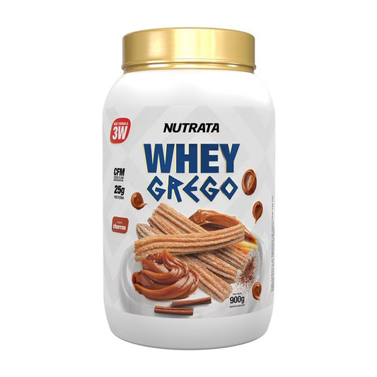 Whey Protein Sabor Curros 900g - Nutrata Grego
