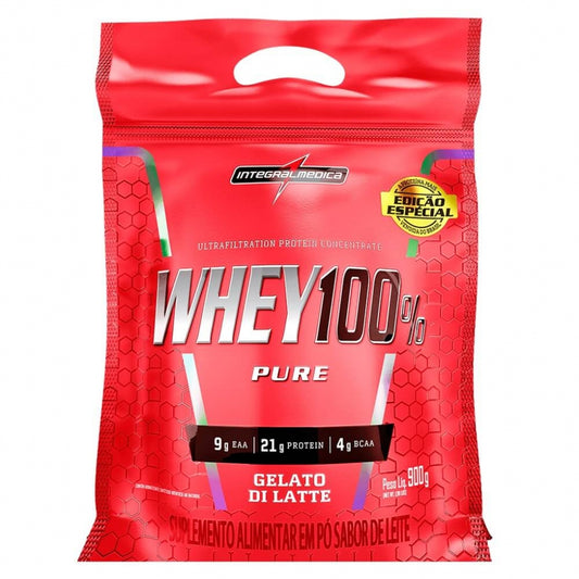 Whey 100% Pure Refil (900g) - Gelato Di Latte Integralmédica