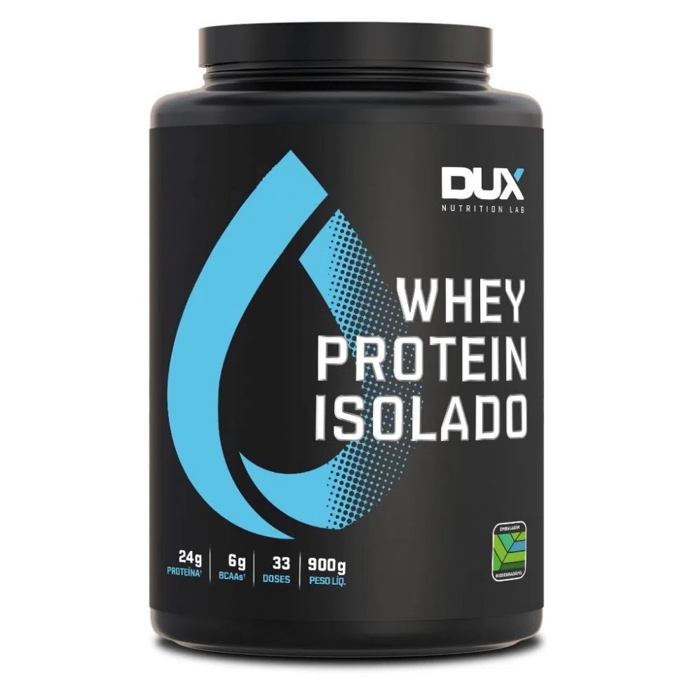 Whey Protein Isolado Pote (900g) - Dux Human Health