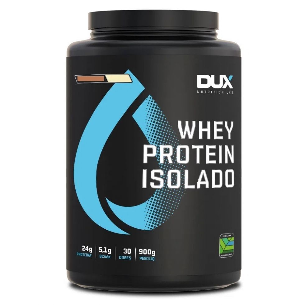 Whey Protein Isolado Pote (900g) - Dux Human Health
