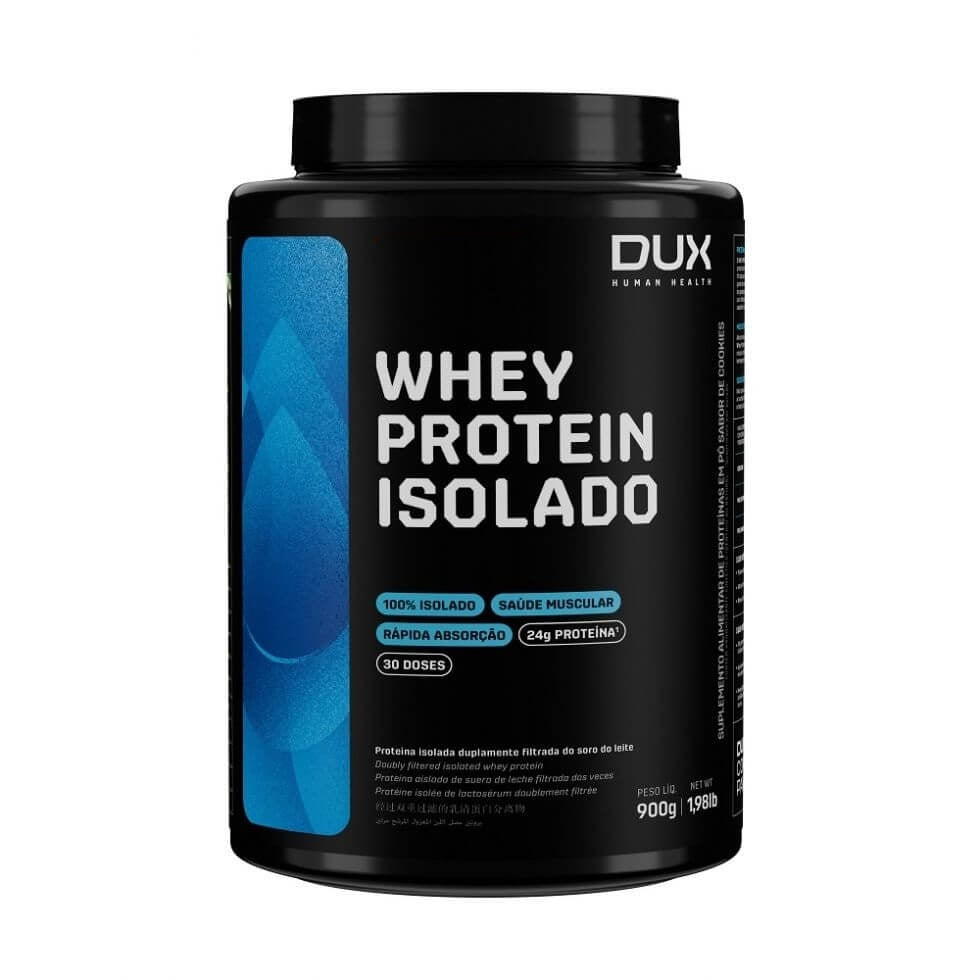 Whey Protein Isolado Pote (900g) - Dux Human Health