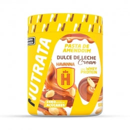 Pasta de Amendoim com Whey Protein (600g) - Vencimento 30/09/2025 - Dulce de Leche Cream