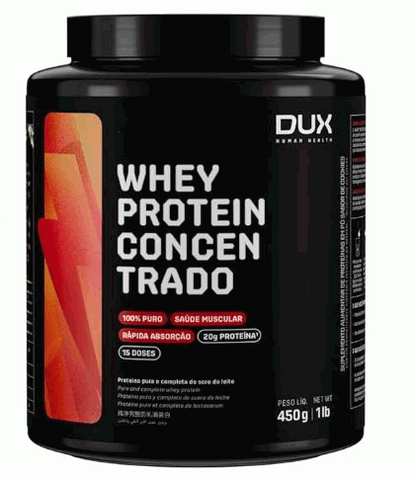 Whey Protein Concentrado Pote (450g) - Dux Human Health